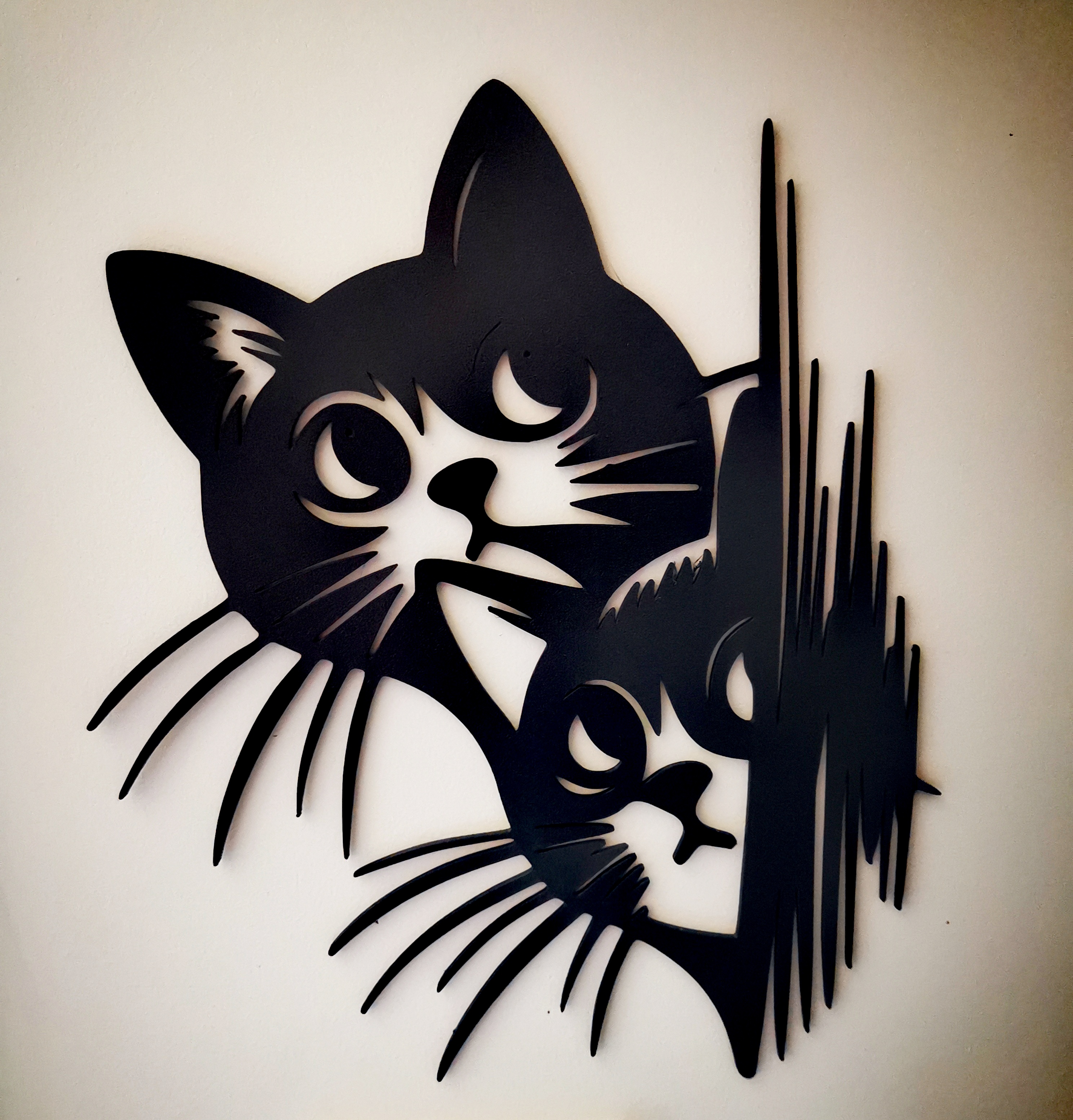 Chats curieux - Wall Art