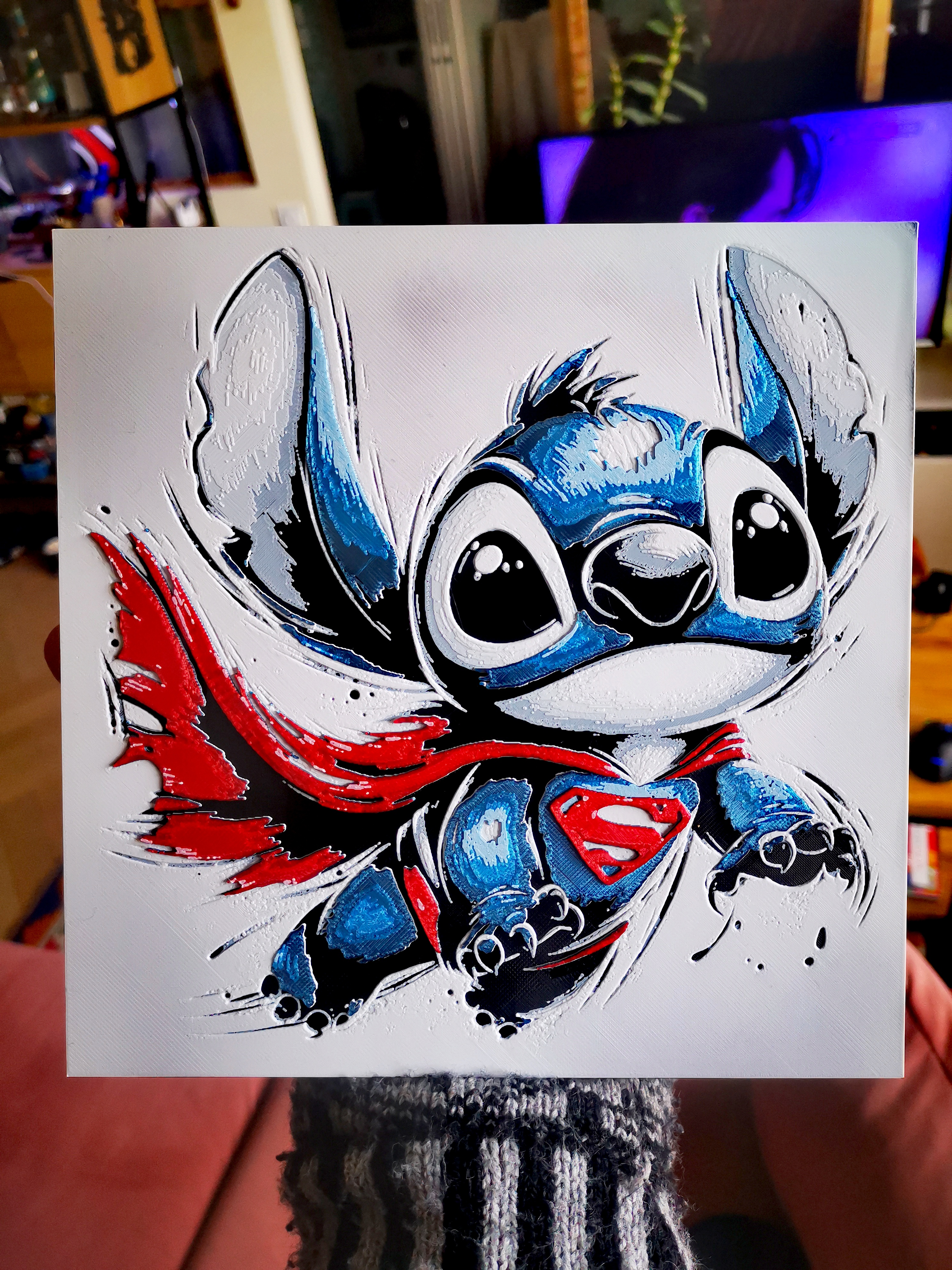 Gravue Stitch en Superman