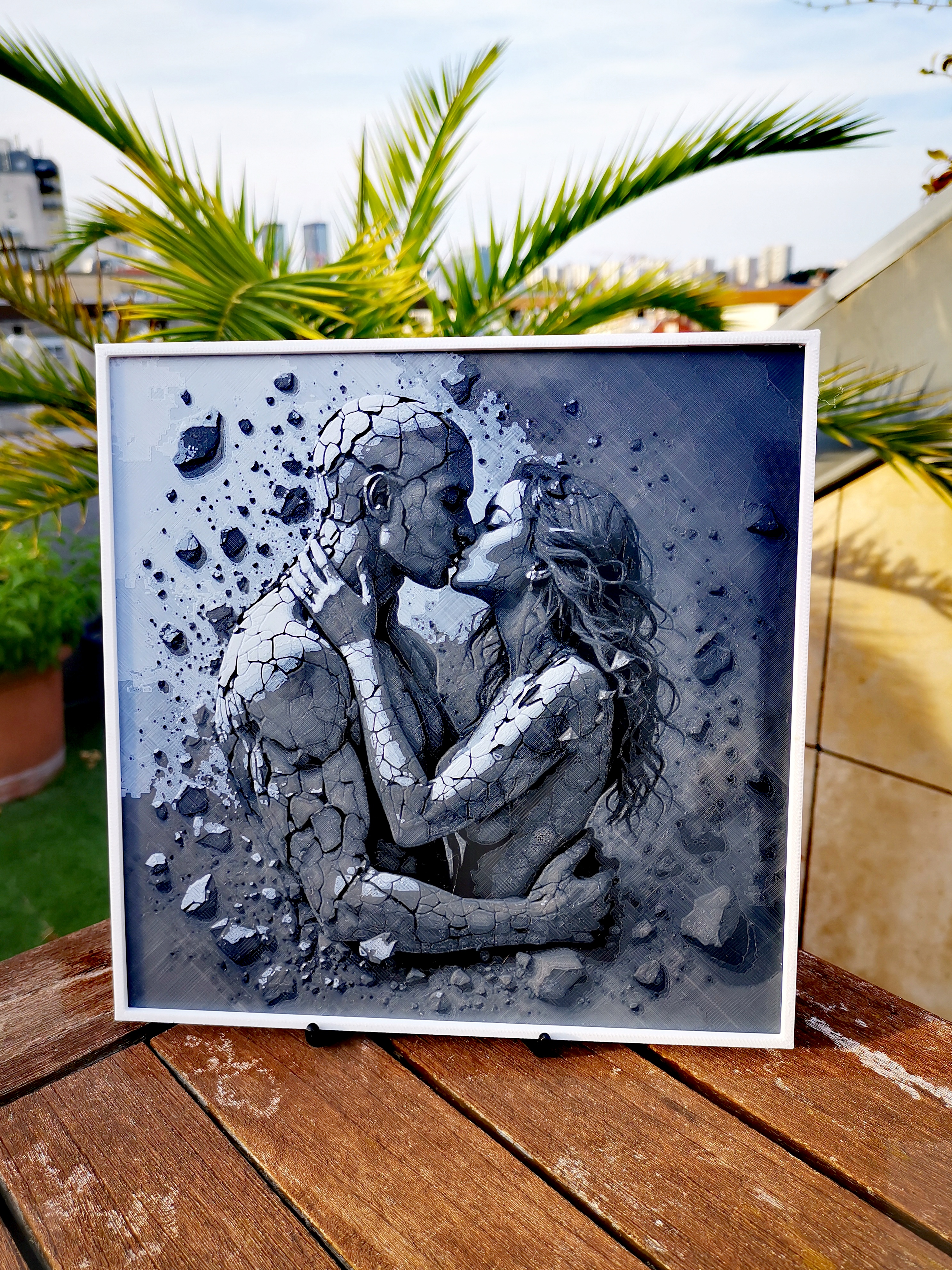 Gravure Amour Fracturé