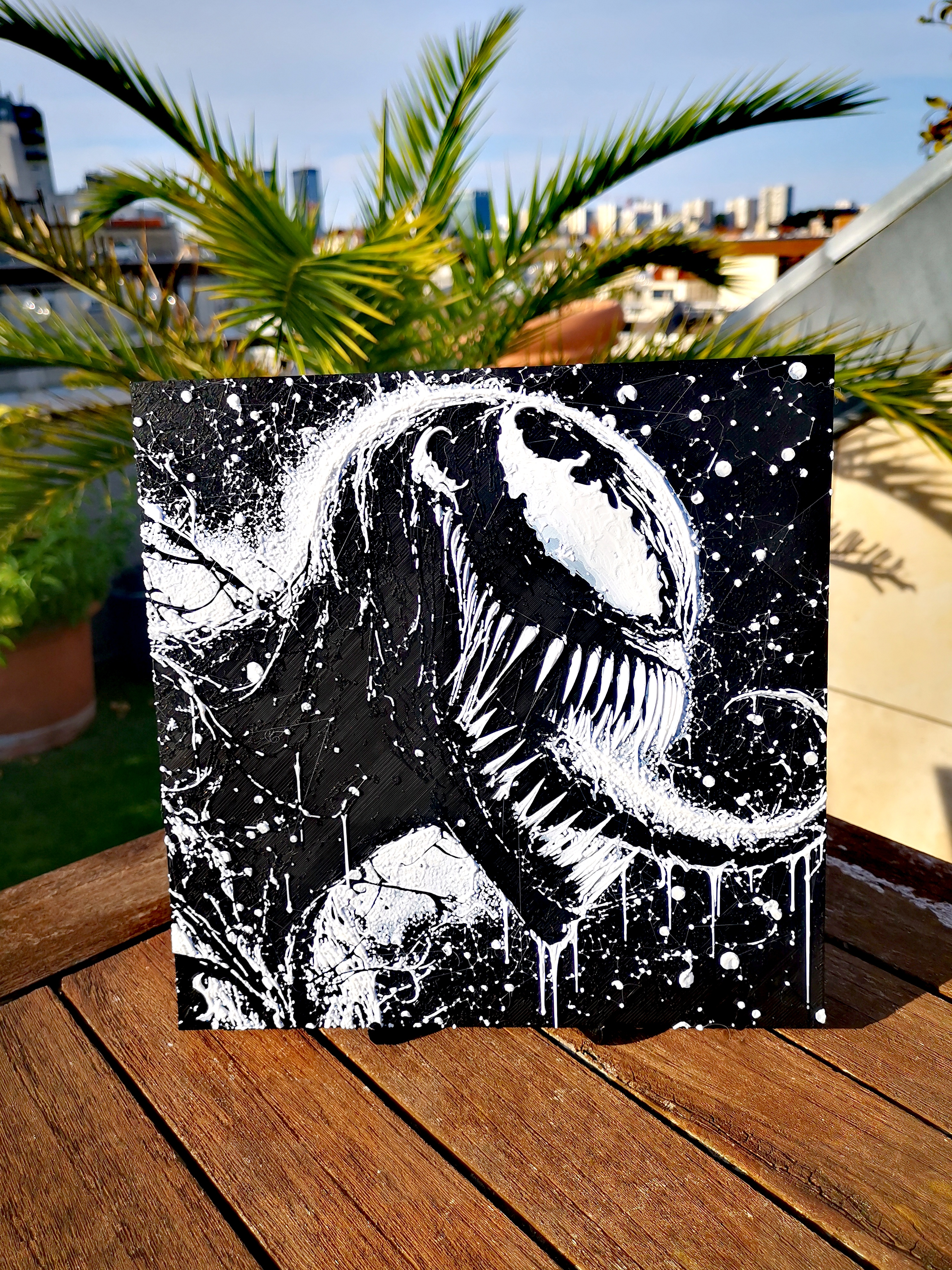 Gravure Venom sous la Pluie