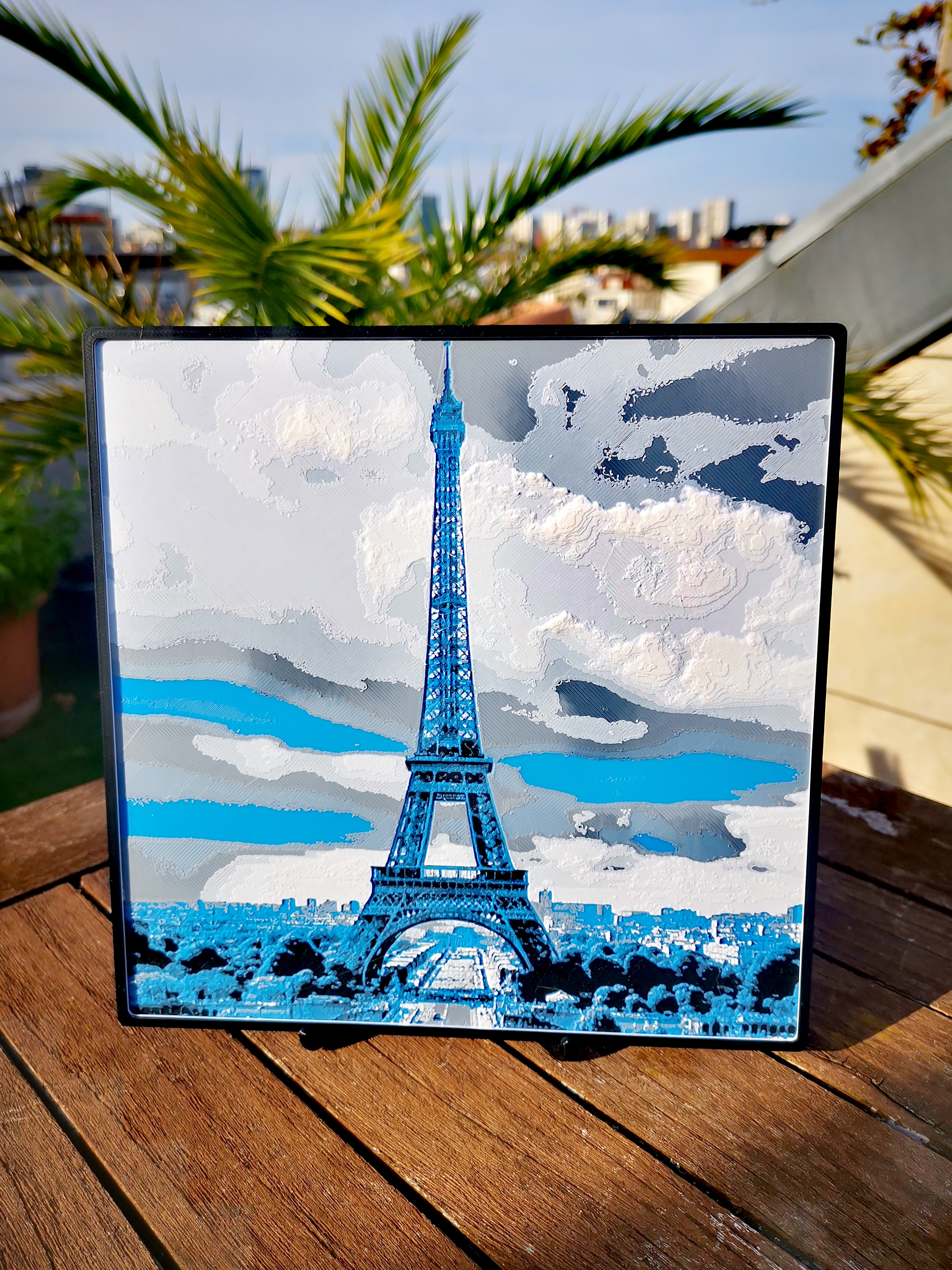 Gravure de la Tour Eiffel