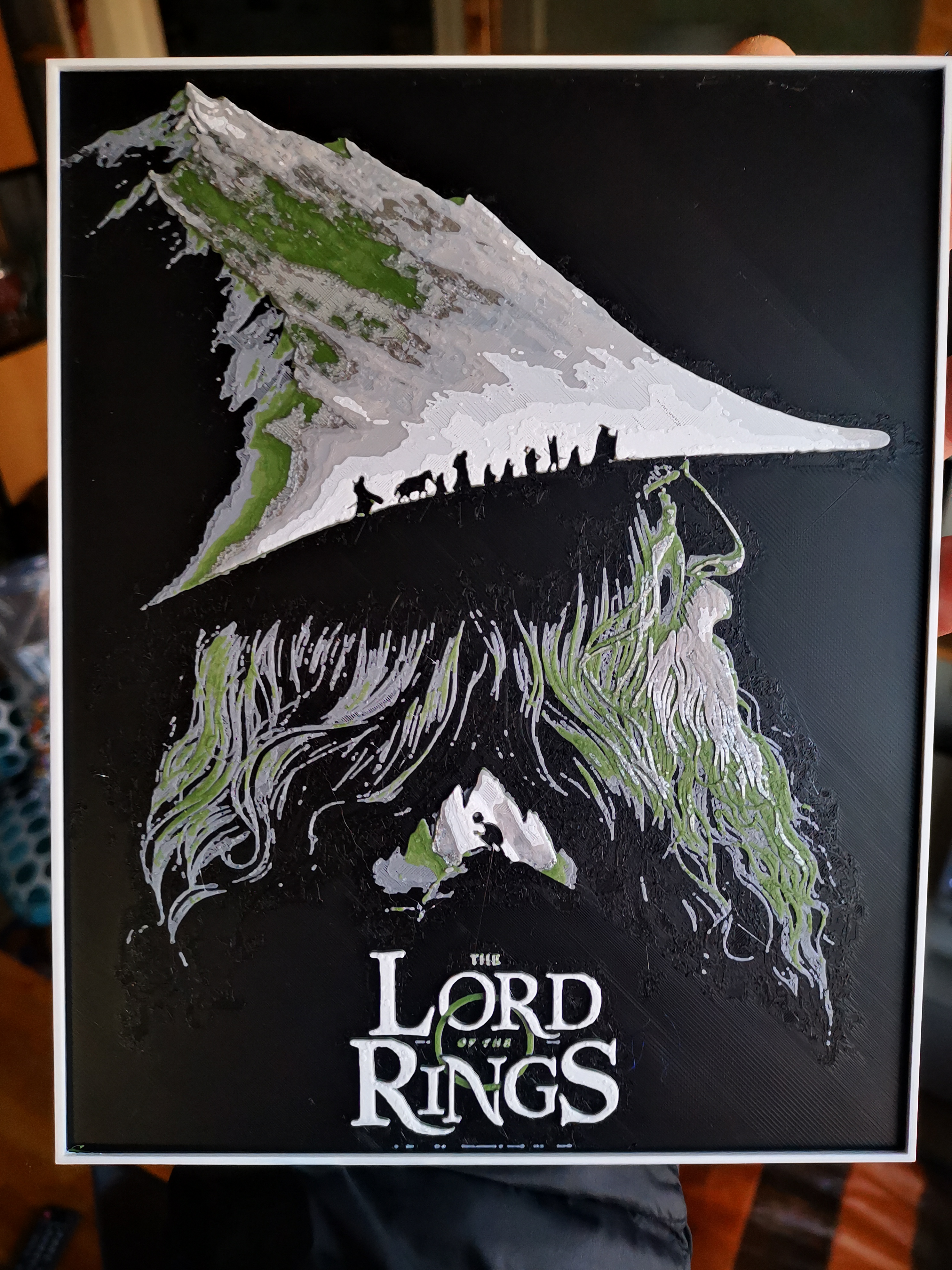 Gravure Gandalf & Compagnie de l'Anneau
