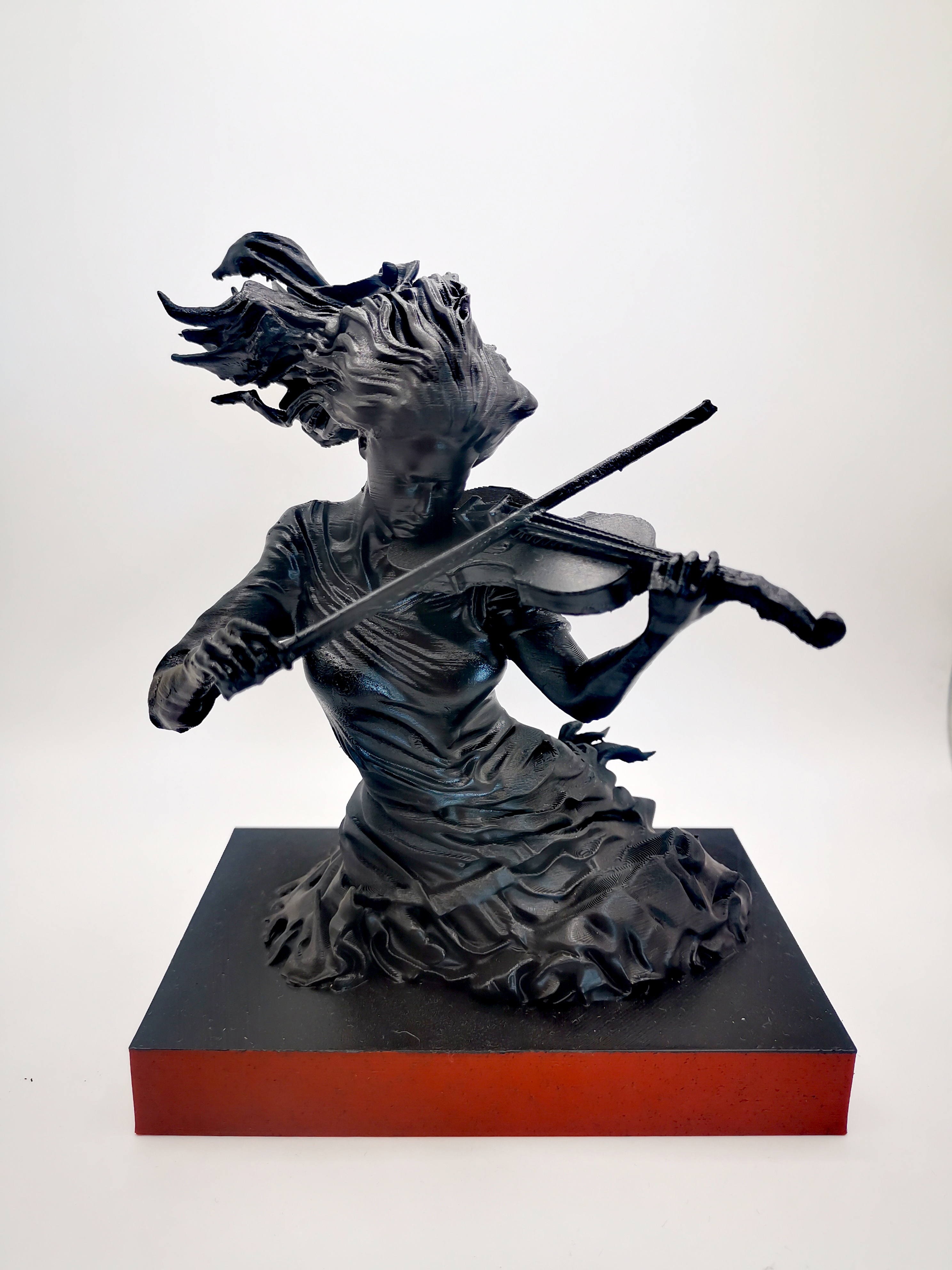 Sculpture de violoniste