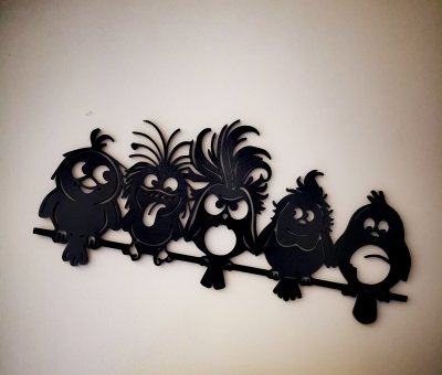 Oiseaux fun - Wall Art