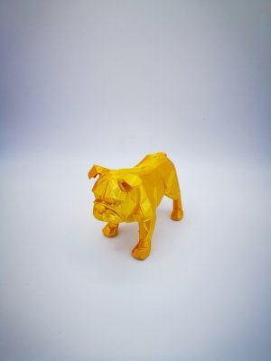 Bouledogue français - Poly art