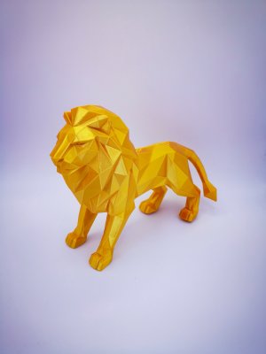 Lion - Poly art