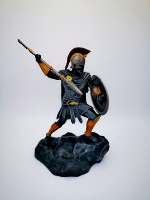 Guerrier spartiate avec lance