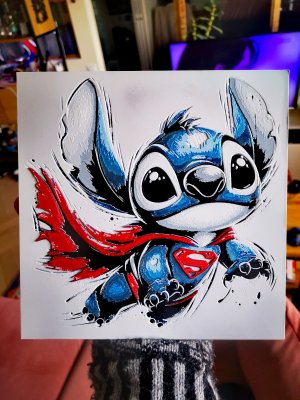 Gravue Stitch en Superman