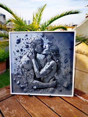 Gravure Amour Fracturé