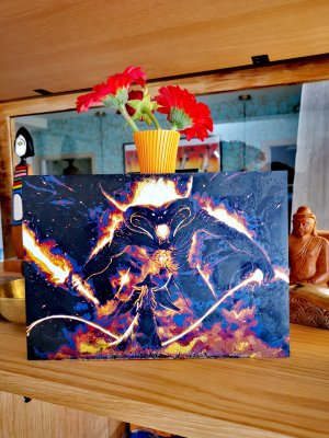 Gravure de Gandalf & Balrog