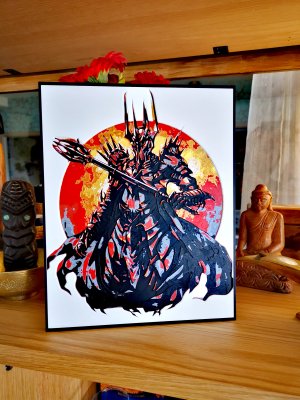 Gravure de Sauron
