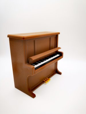Piano boîte à musique à manivelle