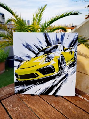 Gravure Porsche 911 (new)