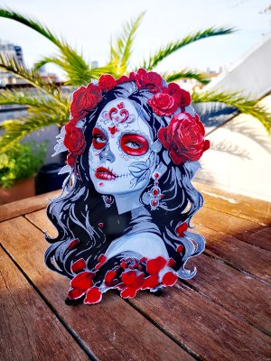 Gravure Pinup "Muerte"
