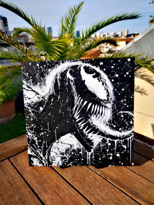 Gravure Venom sous la Pluie