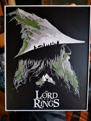Gravure Gandalf & Compagnie de l'Anneau