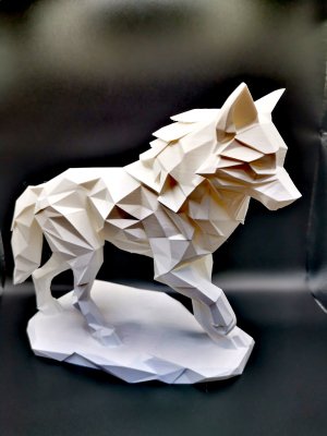 Loup Poly Art