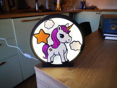 Lampe licorne